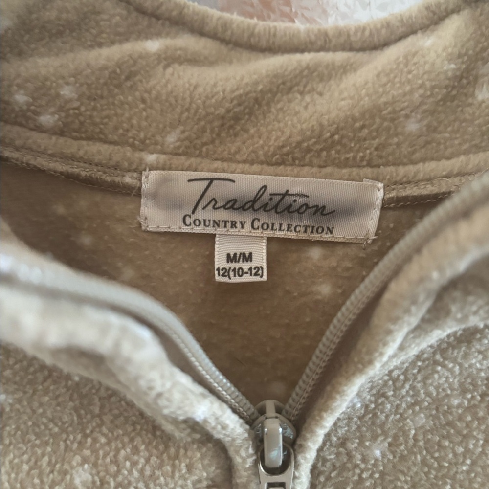 TRADITION COUNTRY COLLECTION SCENIC ZIP UP JACKET 20” PTP - Picture 4 of 6